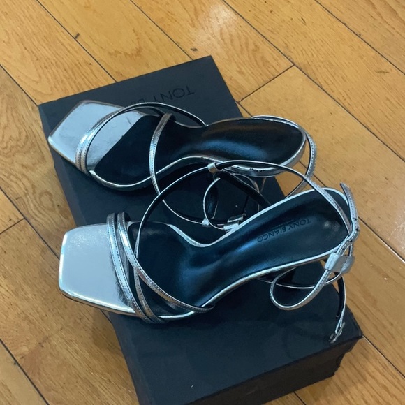 Tony Bianco Franci Sandal Silver Foil, Size: 7 - Picture 12 of 14